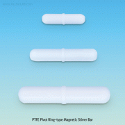 PTFE Pivot Ring-type Magnetic Stirrer Bar, Efficient Spinning even on Curved or Uneven Bases, L30~159mmFor Lab & Industry, PTFE Pivot Ring-type 마그네틱바