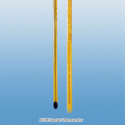 Alla® ASTM Standard Thermometer, No Mercury, E2251-14, Range -38 +155℃, Divi 0.01~1℃With Blue Liquid, [France-made], ASTM 표준온도계
