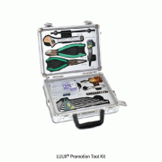 LUUX® Promotion Tool Kit, with Sturdy Metal Tool Box, 245×180×h80mm, 2.2kgIncludes 33Pcs of 11Kinds Tools in Common Use, 33 종 공구 가방