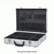 DIY Aluminium Bag for Tool Kit, with 18pcs Holder and Partition wallIdeal for Making Personal Tool Kit, 공구 셋트 가방