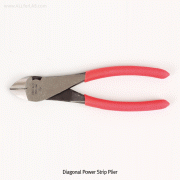 Diagonal Power Strip Plier, with PVC Coated HandleIdeal for Cable Cutting, Strip Insulation, Cutting Capacity Φ1.90 & Φ2.15mm, 강력 니퍼