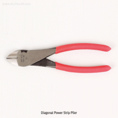 Diagonal Power Strip Plier, with PVC Coated HandleIdeal for Cable Cutting, Strip Insulation, Cutting Capacity Φ1.90 & Φ2.15mm, 강력 니퍼