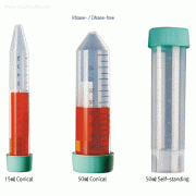 JetBiofil® 15 & 50㎖ RNase · DNase-free Centrifuge Tubes, Sterile, Quality TraceableWith Fine Graduated, accu. ±2%, Conical-type 12,000xg RCF, Self-standing 6,000xg RCF, 15 & 50㎖ 다용도 원심관
