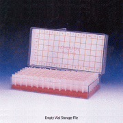 Empty Vial Storage File / Rack, with Alpha-numerical Index, for Φ13/16×h50 mm Vials, 공박스