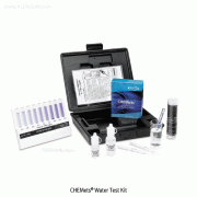 CHEMetrics® CHEMets® Water Test Kit, Visual Colorimetric Analysis, 30 Ampoules with ComparatorTapered, Pre-scored Tip, Vacuum-sealed Reagents, Maximum Simplicity & Accuracy, 수질시험키트, 비색법