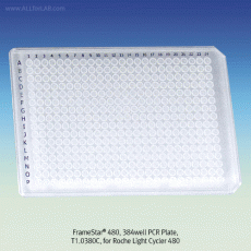 4titude® FrameStar® 480, 384well PCR Plate, PC Frame & PP Tubes, Thin-wall for Low Volume & Fast PCR384well PCR 플레이트, Designed for Roche Light Cycler 480, -100 ~ +140℃ / PC, Free from RNase?DNase?DNA