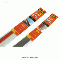 3M® Door Gap Sealing Pad, Clear & Gray, with Soft Rubber Skirt & Taping System, Adhesive Tape for 4Seasons / Indoor, Outdoor / Block Wind, Noise, Dust, Bugs, w4.2×L 91cm, 출입문 틈새막이