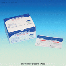Disposable Isopropanol Swabs, for Disinfection of the Skin Prior to Injection with 70% Isopropyl Alcohol, 3cm×3cm, 100pads, 일회용 이소프로판올 스왑, 살균소독용