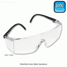 3M® Sideshield-style Safety Spectacles, Coated Clean PC Lens / DX® or Anti-Fog Coated Ideal for Wraparound Protection, Anti-Fog/-Scratch/-UV 99.9%, 측면이 보강된 보안경