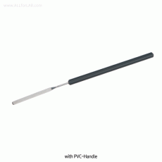 Bochem® Stainless-steel Micro Spatula, with PVC-handle, L160mm Made of Non-magnetic Stainless-steel, Finished Surface, 1400℃, PVC 핸들 스텐 Micro 스패츌러