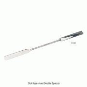 Bochem® High-grade Double Spatulas, L130~500mm Made of Stainless-steel / PTFE-coated / Titan, 양면 스패츌러