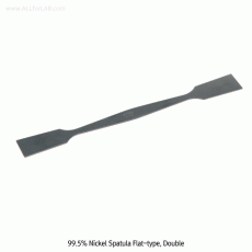 Bochem® 99.5% Nickel Double Spatula, Flat-type, L90 & 150mm High-Quality & Shiny, Corrosion-Free under Inert Gas, 1445℃, 니켈 양면 스패츌러