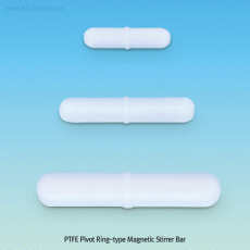 PTFE Pivot Ring-type Magnetic Stirrer Bar, for Lab & Industry, -200℃~+260℃, L30~60mm Excellent for Chemical and Corrosion Resistance, Normal-grade, PTFE Pivot Ring-type 마그네틱바