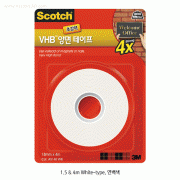 3M® VHB® “4×strong” Foam Double Sided Tape, Clear & White for Home & Industry, Use instead of Nail or Rivet welding, 스카치® VHB 강력(4배) 폼 양면테이프