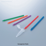 Homogenizer Pestle, for 0.5㎖ & 1.5㎖ Microtube, Length 85mm with 5Color(Blue, Green, Red, Orange, and Purple), 호모게나이저 페슬