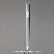 Glassco® Borosilicate Glass 3.3 Heavy-wall Test Tubes, with Straight Rim, 3~56㎖ Ideal for Culture Caps, Uniform Wall thickness, DIN/ISO, Supplied by SciLab Korea, 두꺼운 시험관