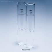 MBL® Short-form Nessler Tube, Matched Set of 2 Tubes, 50㎖ and 100 / 50㎖ for Color Comparison, Colorless-glass, Shadow less-bottoms, 단형 비색관, 2개 매치 세트