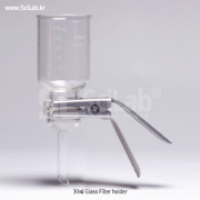 PYREX® 300㎖ Glass Filter holder, for 47mm Membranes<br>필터 홀더, 유리