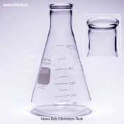 PYREX® Safety Heavy Duty Erlenmeyer Flasks, Standard-type, 25~6000㎖<br>안전 헤비월 삼각 플라스크, 내열/내충격용, Ideal for Heat & Impact-Resist