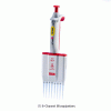 VITLAB® Multi-channel Micropipetters, 8-/12- Channel. 0.5~300㎕ with Mounting Tool, Autoclavable, High Accurate, Multi 가변형 다채널 피펫
