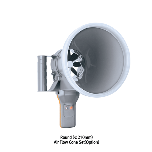 DAIHAN® Precise 10cm Vane Anemometer of Flow·Temp·RH%·Dew-point·Wet Bulb·Air Volume “ANE7”<br>With Optional Air Flow Cones, 0.2~30m/s, -20℃+60℃, 0.1~99.9% RH, D-point & 99,999m3/min., 정밀 아네모메타