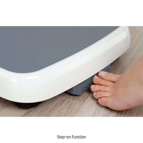 Kern® [d] 0.1 & 0.2kg, max.250kg Step-on Floor Body Scale “MPD”<br>With Large Display, Ergonomically Optimized Design, 의료용 스텝온 체중계