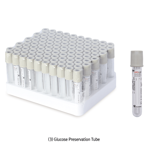 BD® Evacuated Blood Collection Tube, Ideal for Clinical Chemistry·Hematology·lmmunology Analysis, Medicaluse<br>Composed of Sterilized Vacuum Tube·Holder·Multi Sample Needle, for Quick and Hygienic Blood Collection, 진공채혈관