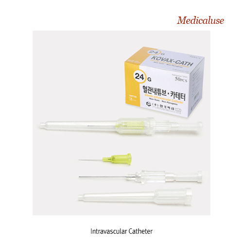 Intravascular Catheter, with Needles, Individual EO Sterile Package, Medicaluse<br>Ideal for Short-term Medication Injection, Blood Collection, 혈관내튜브·정맥카테터