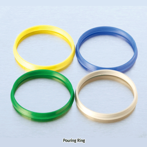 DURAN® PP Colored GL-Screwcaps & Pour-rings, -10℃+125/140℃, Autoclavable