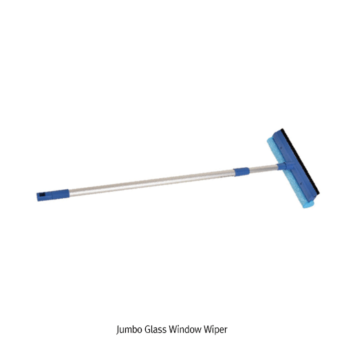 Jumbo Glass Window Wiper, with Aluminium Mop<br>Natural Rubber, 점보 유리창닦이