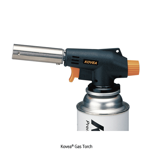 Kovea® Gas Torch, Piezo-electric Auto-ignition, 135g<br>With Adjustable Flame, One-Touch Coupling, 가스 토치, 압전 자동점화