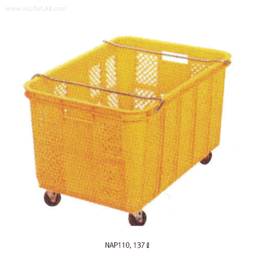 National® PP/HDPE Transfer Container, Easy-transport, 100 & 137 Lit<br>With Handle, PP 125/140℃, HDPE 105/120℃, 운반박스