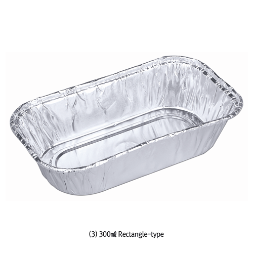 Lotte® Disposable Multi-use Aluminum Dish & Cup, Ultra-light Aluminum, 45~300㎖<br>Ideal for Foodstuff, Heat-resisting, Conductivity, Non-toxic, <Korea-Made> 일회용 알루미늄 디쉬와 컵