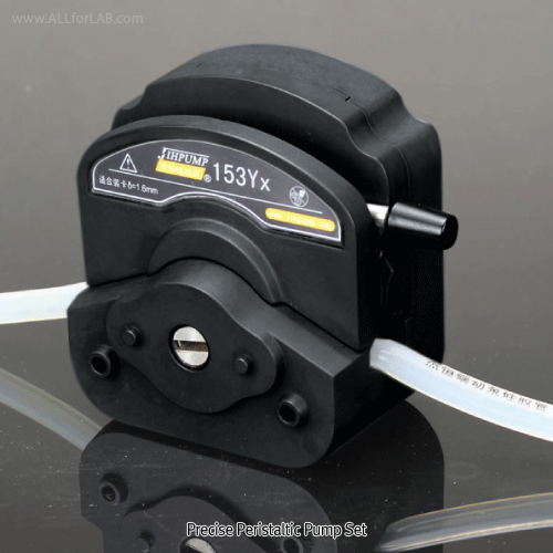 jiPumpTM Anti-corrosive Precise Peristaltic Pump Set, with PPS Module Pump Head<br>Up to 600rpm, Flow Rate 0.02~3000㎖/min, Large-screen Color LCD Graphic Display, 정밀 액체 연동 펌프, 내부식/내화학성 헤드