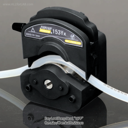 jiPumpTM Anti-corrosive Precise Peristaltic Pump Set, with PPS Module Pump Head<br>Up to 600rpm, Flow Rate 0.02~3000㎖/min, Large-screen Color LCD Graphic Display, 정밀 액체 연동 펌프, 내부식/내화학성 헤드