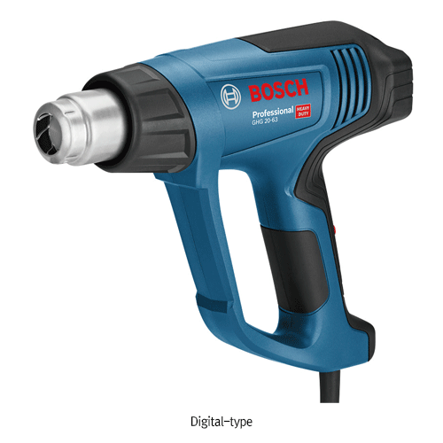 Bosch® Analog & Digital Hot Air Gun, with Controller & Safety Device, 220V, 50/60Hz<br>With Attemperator, 50℃~630℃ Controlled, 150~500ℓ/min(wind Speed), 열풍건조기