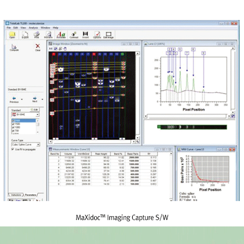 DAIHAN® Gel Imaging System “GIS-2”, 1.45M Pixel, 4.65㎛, F1.0, 8~48mm Manual Zoom<br>With Capture Software, High-quality CCD Camera & Optical Lens, Auto Control System, USB Connection, Certi. & Traceability<br>젤 이미지 분석기, 자외선 발산기 일체형, 디지털 CCD 카메라(145만 화소) 장