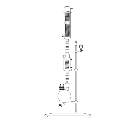 DAIHAN® 50 Lit Digital Rotary Evaporator “WEV-1050”, Large Capacity, Vertical Type, with Electric & Manual Lift Bath<br>With Digital Controlled Stainless-steel Bath 99℃, 20~110 rpm, 19 Lit/h, Cooling Surface 14,500 cm2, 대용량 회전식 증발 농축기