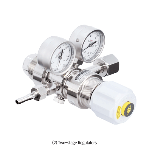 Tanaka® Premium Gas Regulator, with 1-Stage or 2-Stage, Precision type<br>Working Pressure(Inlet : 250kg/cm2, Outlet : 10kg/cm2), 1~8Lit 고급형 레귤레이터