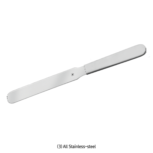 Hammacher® Premium Mixing Spatula, L165~415mm, Medicaluse<br>Ideal for Mixing Plaster & Alginates, Stainless-steel·PTFE-Coated, High-Polished, <Germany-Made> 프리미엄 믹싱 스패츌러, 연고칼, 독일제, 비부식