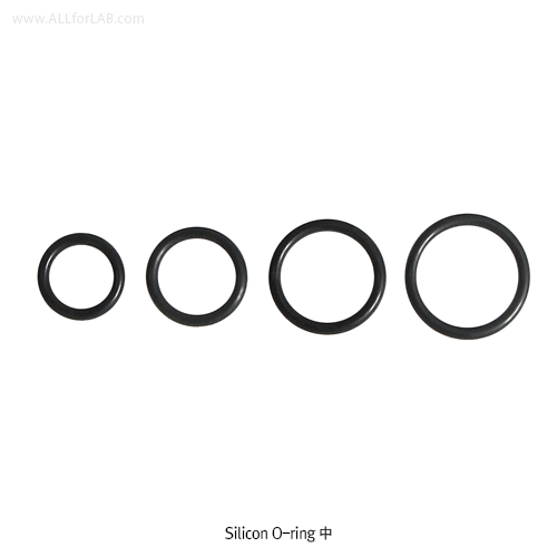 Silicone and Viton O-Ring, Red and Black, ID2.8~249.5mm, Autoclavable<br>With Heat·Cold·Chemical·Oil-Resistant, -50℃+230℃, 실리콘과 바이톤 오링