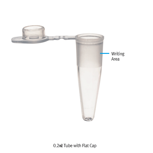 Simport® AmplitubeTM 0.2㎖ PCR Reaction Tubes, PP, with Centrifugation Cap or Without Cap<br>With Ultrathin Wall, Leakproof, Evaporation Tested, -196℃+121℃, <Canada-Made> 0.2㎖ PCR/원심관 튜브