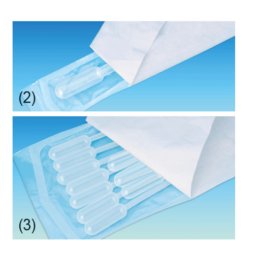 WisdTM Disposable Transfer Pipette, PE, Sterile or Non-sterile, 0.1~3㎖<br>With Molded Graduation, Unbreakable, 눈금부 드로핑 피펫/스포이드