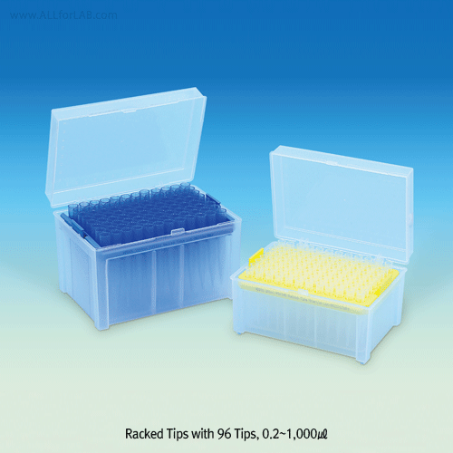 ABDOS® Pipettor Tip, with Precise Graduation, DNase·RNase·Pyrogen-Free, 0.1~10,000㎕<br>With Bulk·Rack·Sterile Rack·Refill Pack-type, Normal-grade, 정밀 피펫터 팁