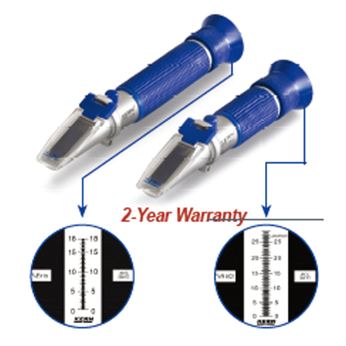 Kern® Popular Portable Handheld Refractometer, Measurement of Sugar and Salt, Compact Size<br>With Wide Application Scopes, 휴대용 굴절계, 당도 및 염도 측정