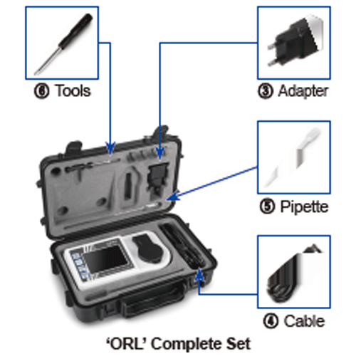 Kern® Premium Digital Desktop Refractometer “ORL”, High-Precision Measurement of Brix and Refractive Index<br>With Extra-Large Measuring Range and a High Degree of Accuracy, 프리미엄 / 실험실 및 산업용 굴절계, 당도 및 굴절률 측정