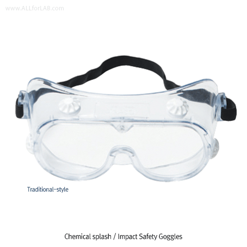 3M® Chemical Splash/Impact Safety Goggle & OTG Spectacle, Fit Well Over Glasses/Eyeware, Coated Clear PC Lens<br>With Ventilation System(except OTG Spectacle), Anti-Fog·Scratch·UV 99.9%, 안경위에 겹쳐쓸수있는 다용도 보안경
