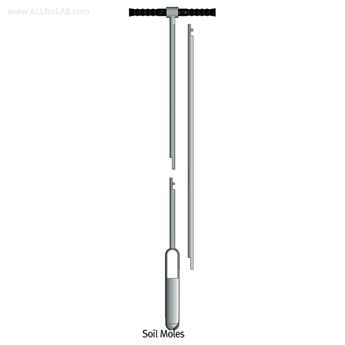 Burkle® Soil Mole, with Handle, Convenient Operation, L750mm<br>For Determining Soil Properties, without Drill Bit & Extension Rod, 토양 굴착기