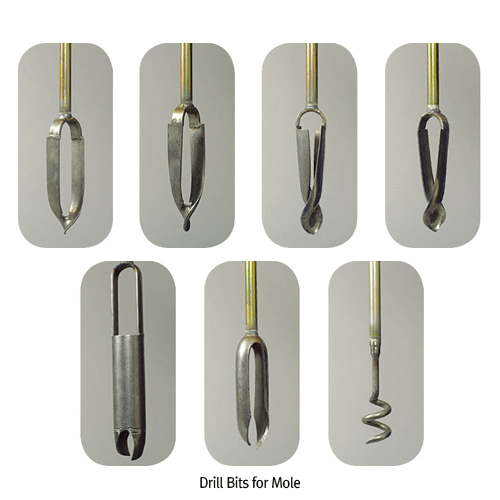 Burkle® Soil Mole, with Handle, Convenient Operation, L750mm<br>For Determining Soil Properties, without Drill Bit & Extension Rod, 토양 굴착기