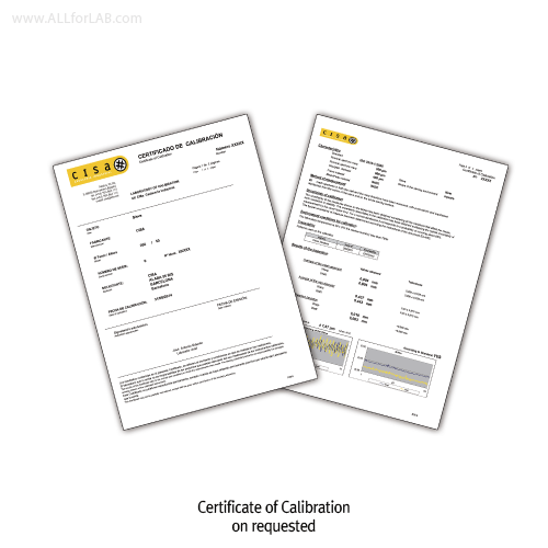 CISA® Φ203×h50mm Premium Certified All Stainless-steel Test Sieve, with WORKS CERTIFICATE & Φ 0.5~10mm(●) Round-holes<br>With Serial-number, Multi-Use/-Function, 정밀 표준망체, 개별“ 보증서” 포함